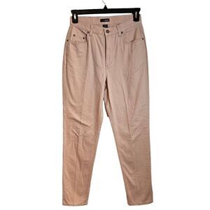 HIGH WAIST Liz Claiborne Baby Pink Jeans sz 8 Tall